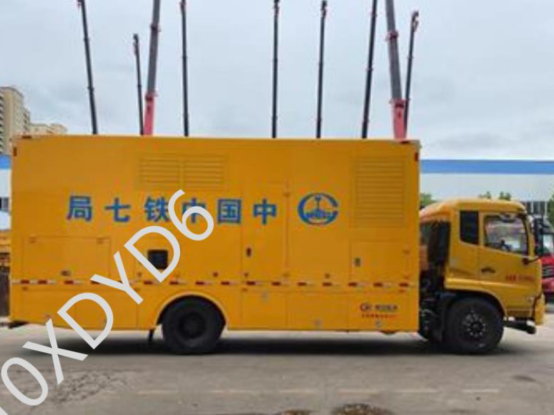 东风4轴1000KW电源车