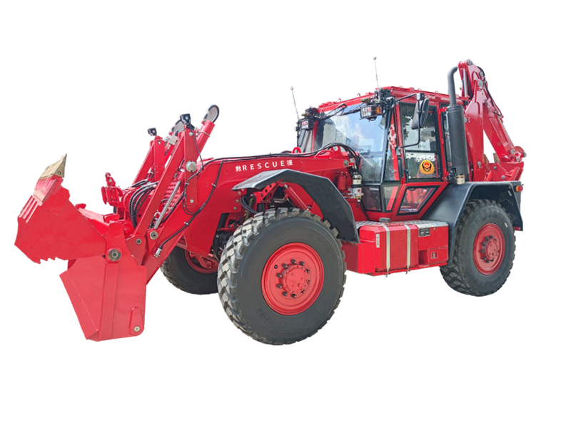 高速轮式多用工程车